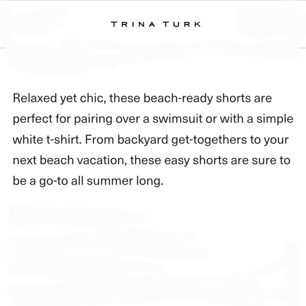Trina Turk Palisades Chevron Crochet Cover-up Shorts White Geranium Size XS - Picture 7 of 16
